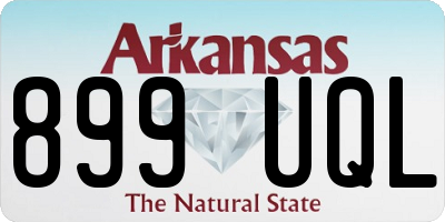 AR license plate 899UQL