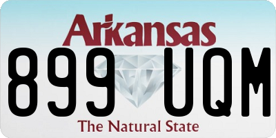AR license plate 899UQM