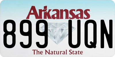 AR license plate 899UQN