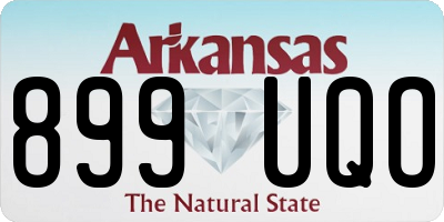 AR license plate 899UQO