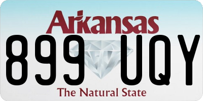 AR license plate 899UQY