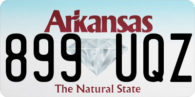 AR license plate 899UQZ
