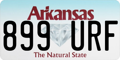 AR license plate 899URF