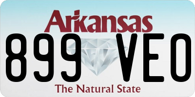 AR license plate 899VEO