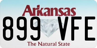 AR license plate 899VFE