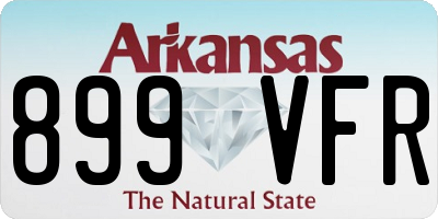 AR license plate 899VFR
