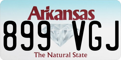 AR license plate 899VGJ