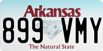 AR license plate 899VMY