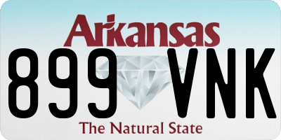 AR license plate 899VNK