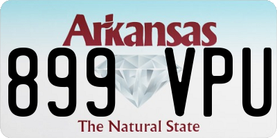 AR license plate 899VPU