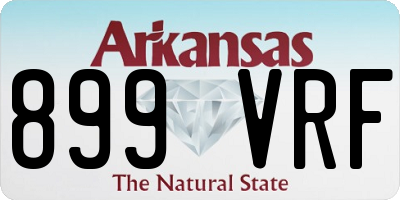AR license plate 899VRF