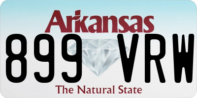 AR license plate 899VRW