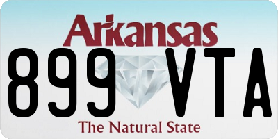 AR license plate 899VTA
