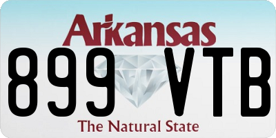AR license plate 899VTB