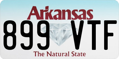 AR license plate 899VTF