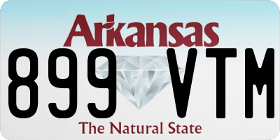 AR license plate 899VTM