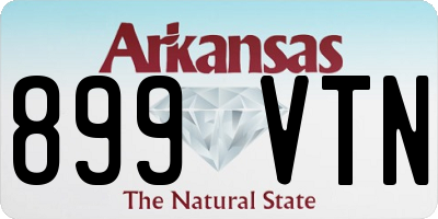 AR license plate 899VTN