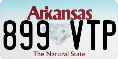 AR license plate 899VTP