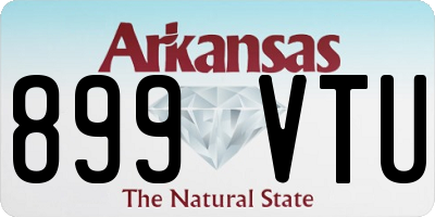 AR license plate 899VTU