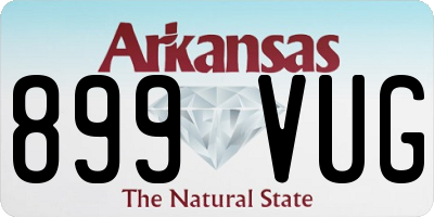 AR license plate 899VUG