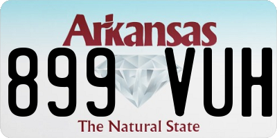 AR license plate 899VUH