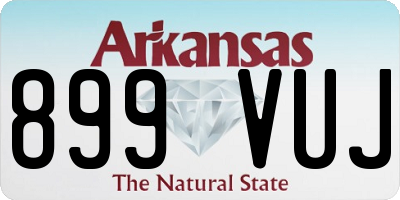 AR license plate 899VUJ