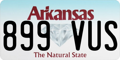 AR license plate 899VUS