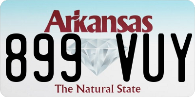 AR license plate 899VUY