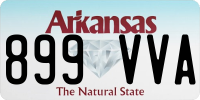 AR license plate 899VVA
