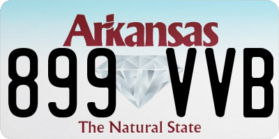 AR license plate 899VVB