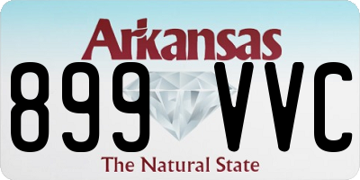 AR license plate 899VVC