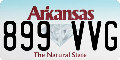 AR license plate 899VVG