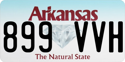 AR license plate 899VVH