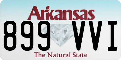 AR license plate 899VVI