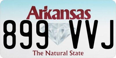 AR license plate 899VVJ
