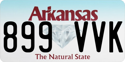AR license plate 899VVK