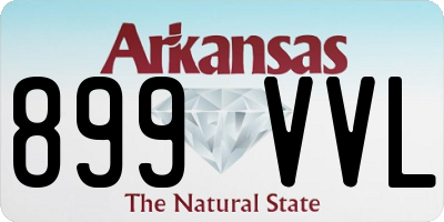 AR license plate 899VVL