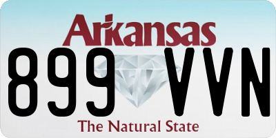 AR license plate 899VVN