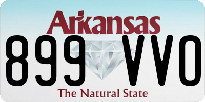AR license plate 899VVO