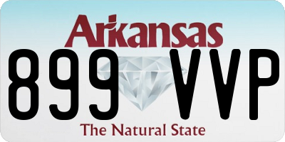 AR license plate 899VVP