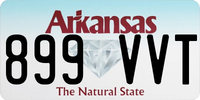 AR license plate 899VVT