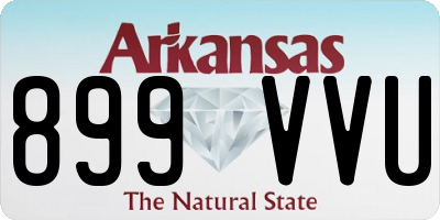 AR license plate 899VVU