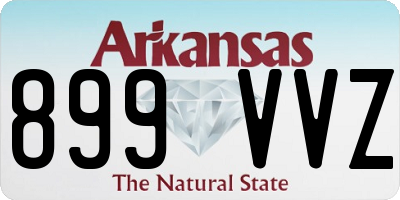 AR license plate 899VVZ