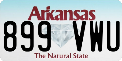 AR license plate 899VWU