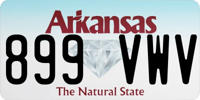 AR license plate 899VWV