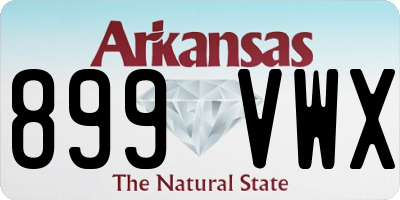 AR license plate 899VWX