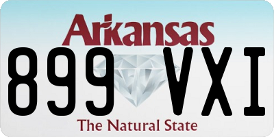 AR license plate 899VXI