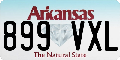 AR license plate 899VXL