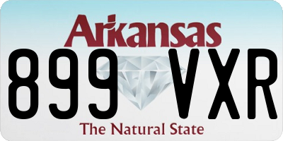 AR license plate 899VXR
