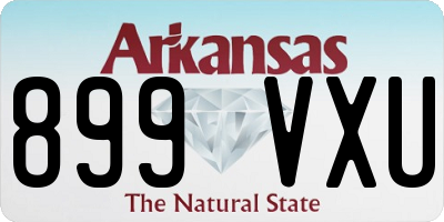 AR license plate 899VXU